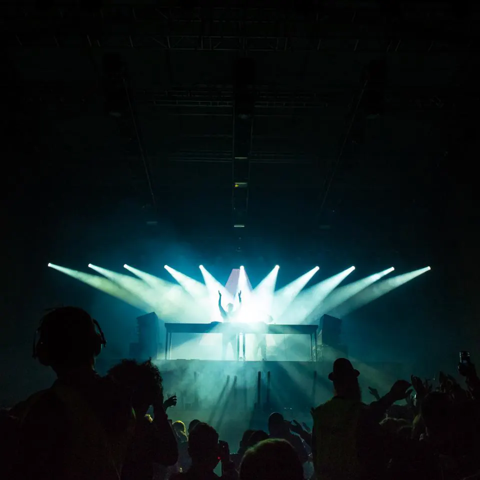Album artwork for Low Ceilings: a stage washed in teal light